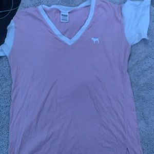 victoria secret pink v neck